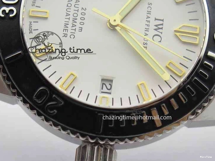MIROTIME 0401 Aquatimer Automatic SS Noob Best Edition White Dial On SS Bracelet A Lightweight 7251